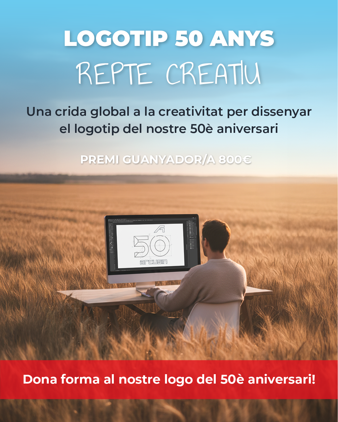 202511_CAT_Arcusin 50 years logo contest_Post